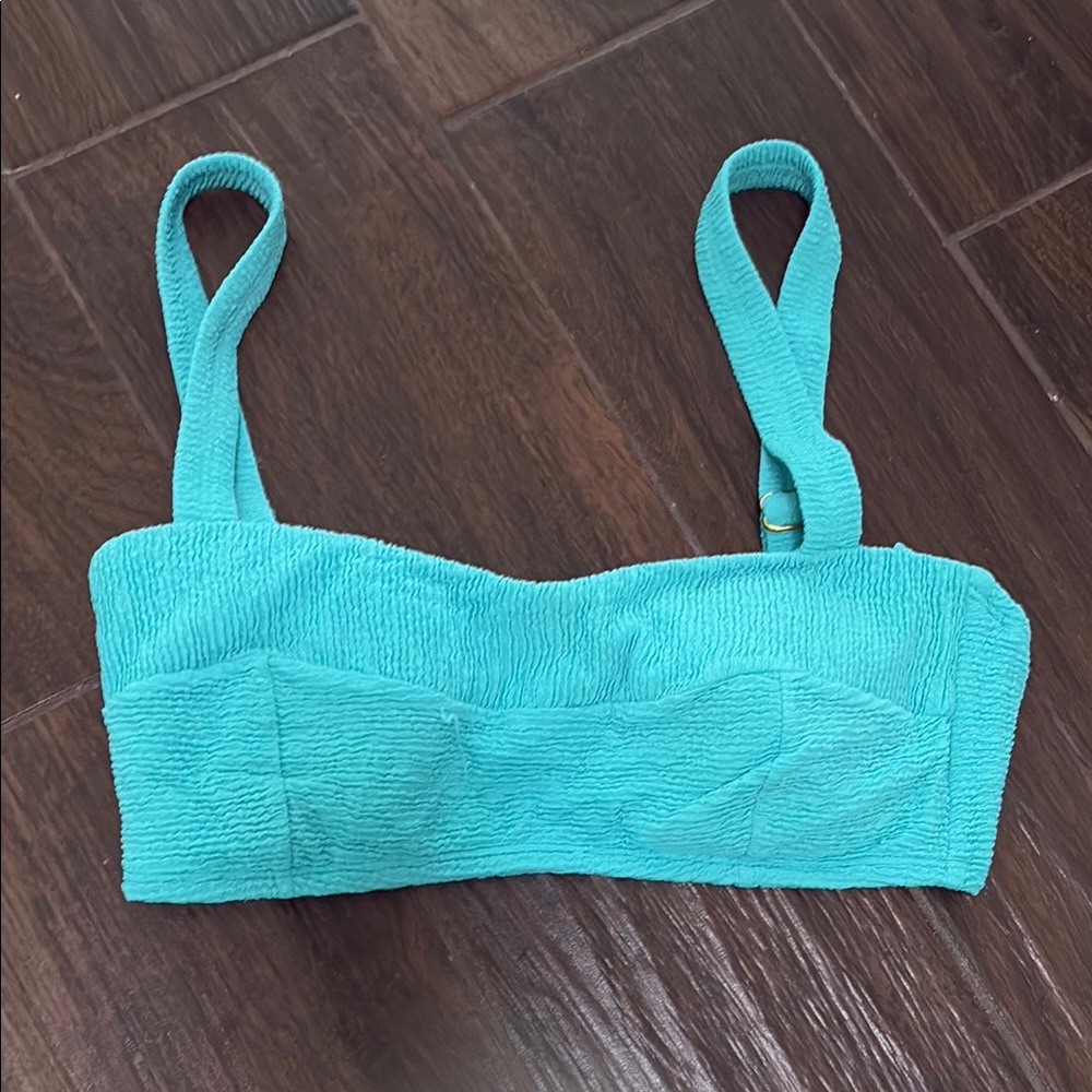 Kids Swim Top in Aqua